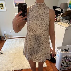 Amanda Uprichard Elegant Cream Floral Dress